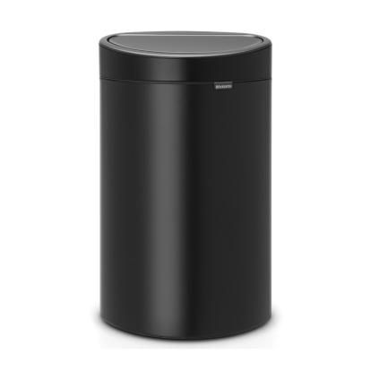 Kanta za otpatke na dodir TOUCH BIN NEW, 40 l, mat crna, Brabantia