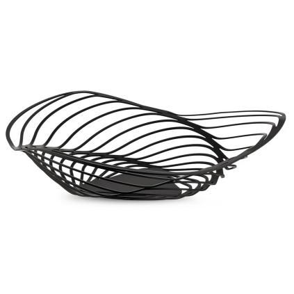 Zdjela za voće TRINITY, 37 cm, crna, Alessi