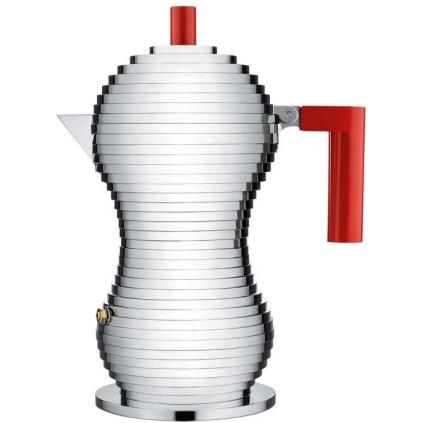 Aparat za espresso kavu PULCINA, 150 ml, crveni, Alessi