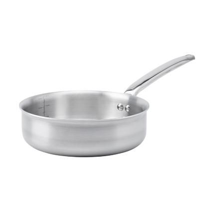 Tava za umak ALCHIMY, 24 cm, 4 l, ravna, nehrđajući čelik, de Buyer