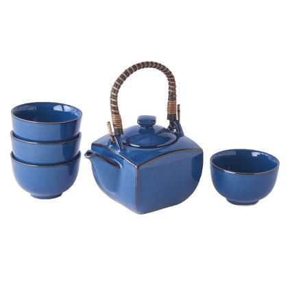 Čajni set BLUE POT, 5 kom, MIJ