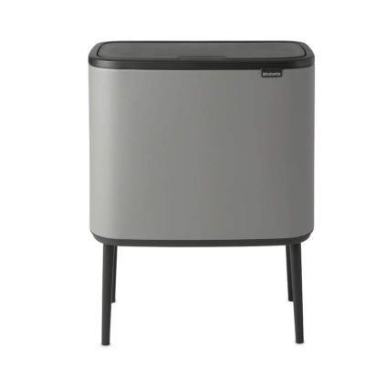 Korpa za otpatke na dodir BO TOUCH KANTA, 3 x 11 l, mineralno siva, Brabantia