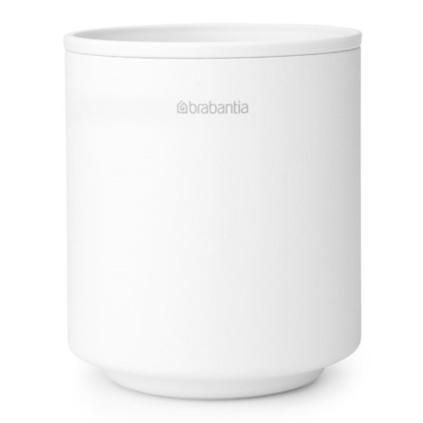 Čaša za zubne četkice MINDSET, mineralno bijela, Brabantia