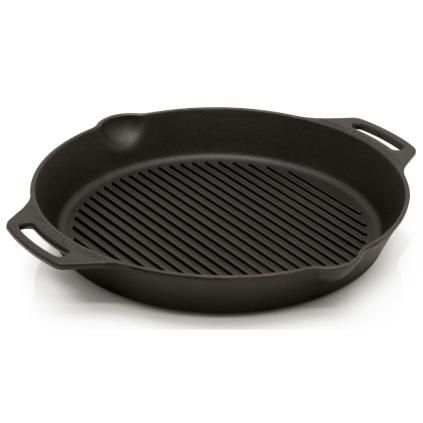 Vanjska grill tava GP30, 30 cm, dvije ručke, lijevano željezo, Petromax