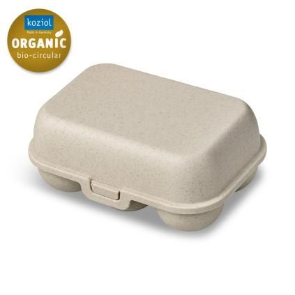 Posuda za jaja EGGS TO GO MINI, 17 cm, za 6 jaja, prirodno pustinjsko sunce, Koziol