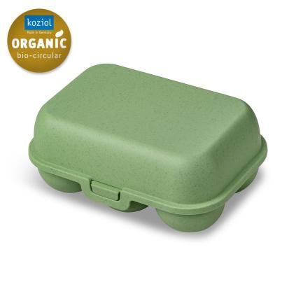 Posuda za jaja EGGS TO GO MINI, 17 cm, za 6 jaja, lisnato zelena, Koziol