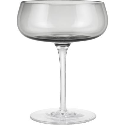 Čaša za šampanjac BELO kupe, set od 2 kom, 200 ml, siva, Blomus