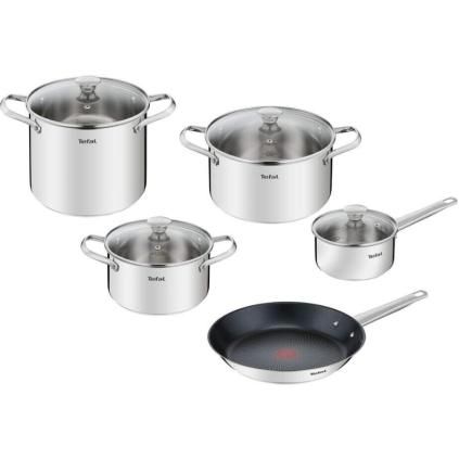Set posuđa COOK EAT B922S955, set od 9 kom, inox, Tefal