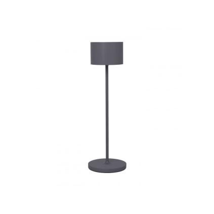 Prenosiva stolna lampa FAROL, 33 cm, LED, toplo siva, Blomus