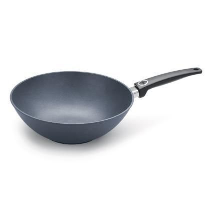 Wok DIAMOND LITE, 30 cm, za indukciju, ručka od nehrđajućeg čelika, titan, WOLL