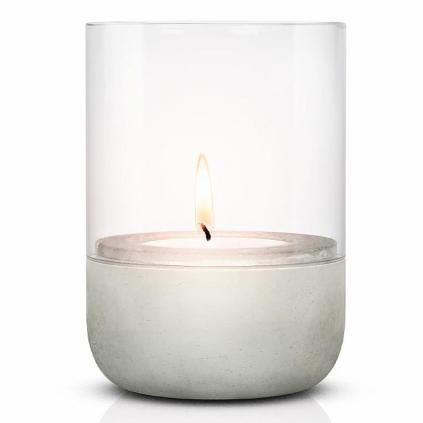 Držač za svijeće CALMA, 14 cm, svijetlo siva, Blomus