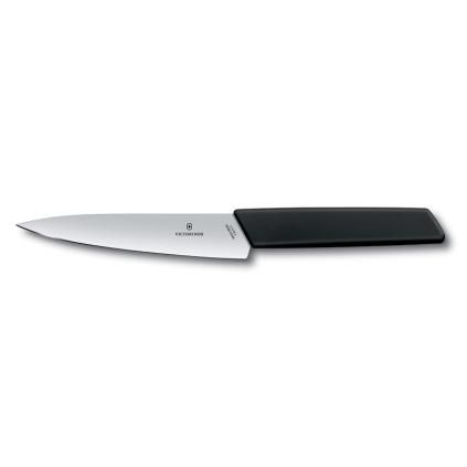 Univerzalni nož SWISS MODERN, 15 cm, crna, Victorinox