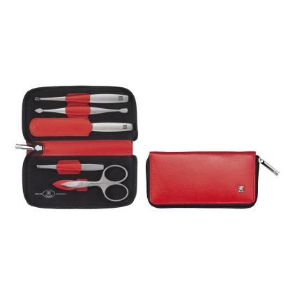 Set za manikuru TWINOX DAUPHINE, 5 kom, crvena, Zwilling