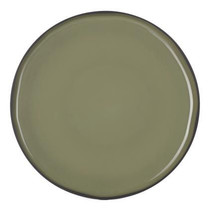 Oval za posluživanje CARACTERE, 30 cm, okrugli, kaki, REVOL