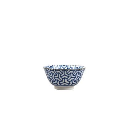 Zdjela za posluživanje INDIGO IKAT HERRINGBONE, 13 cm, 350 ml, MIJ