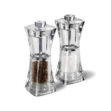 Set mlinaca za sol i papar CRYSTAL, 12,5 cm, Cole & Mason