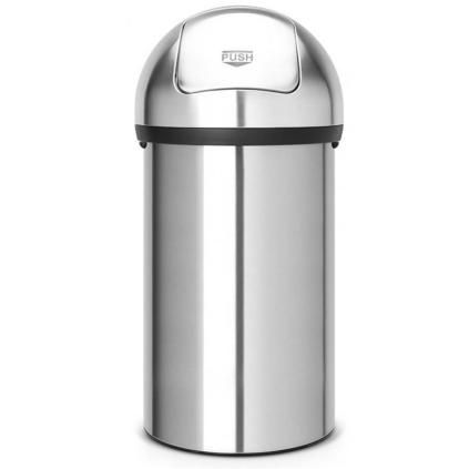 Kanta za otpatke PUSH BIN, 60 l, mat čelik, Brabantia