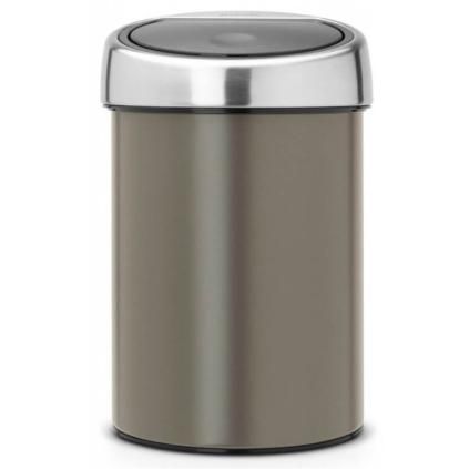 Kanta za otpatke na dodir TOUCH BIN, 3 l, platina, Brabantia
