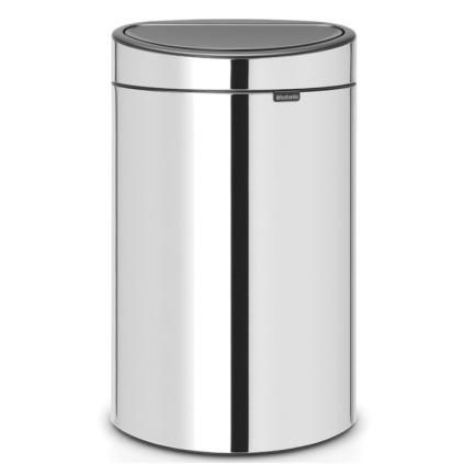 Kanta za otpatke na dodir TOUCH BIN NEW, 40 l, sjajni čelik, Brabantia