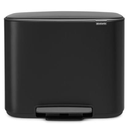 Kanta s pedalom BO, 36 l, mat crna, Brabantia