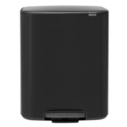 Kanta s pedalom BO, 2 x 30 l, crna, Brabantia