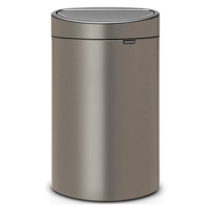 Kanta za otpatke na dodir TOUCH BIN NEW, 40 l, platina, Brabantia