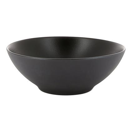 Duboki tanjur EQUINOXE, 15 cm, mat crna, REVOL