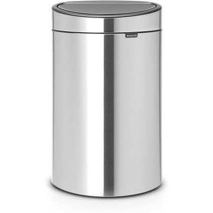Kanta za otpatke na dodir TOUCH BIN NEW, 23 + 10 l, mat čelik, Brabantia