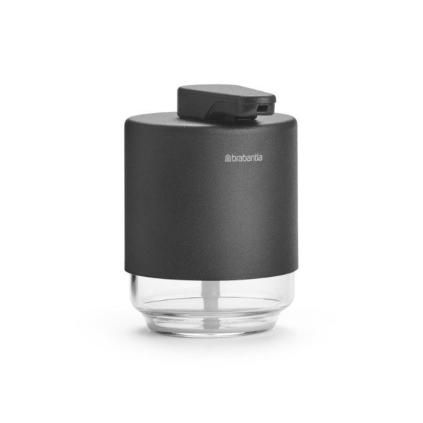 Dozator za tekući sapun MINDSET, 200 ml, mineralno siva, čelik i staklo, Brabantia