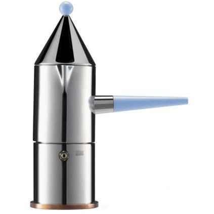 Aparat za moka kavu LA CONICA, 150 ml, plava ručka, Alessi