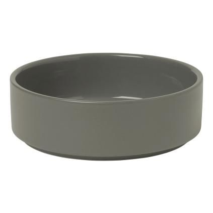 Zdjela za posluživanje PILAR S, ⌀ 14 cm, 320 ml, tamno siva, keramika, Blomus