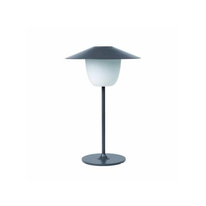 Prenosiva stolna lampa ANI, 33 cm, LED, toplo siva, Blomus