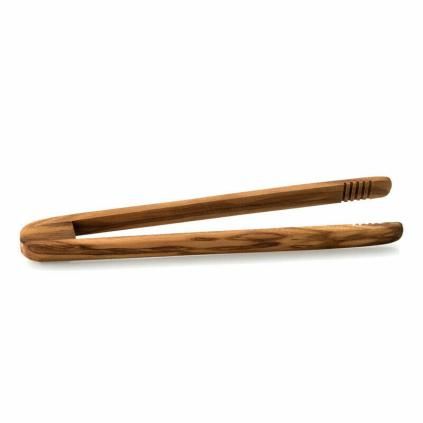 Pinceta za posluživanje 15 cm, smeđa, drvo, Continenta