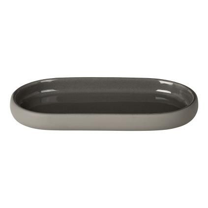 Stalak za sitnice SONO, 19 cm, sivo-smeđa, Blomus