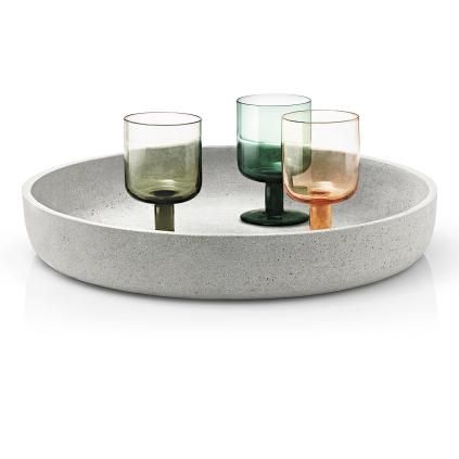 Ukrasna posuda MOON, ⌀ 40 cm, svijetlo siva, Blomus