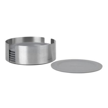 Podmetač za čaše LARETO, set od 6 kom, svijetlo siva, Blomus
