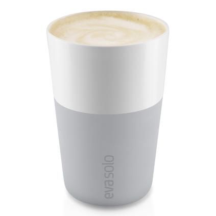 Termo šalice za café latte 360 ml 2 komada svijetlo siva Eva Trio