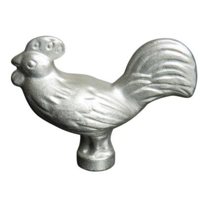 Ručka za poklopac ROOSTER, srebrna, Staub