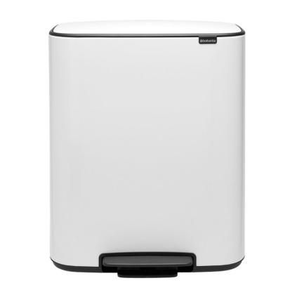 Kanta s pedalom BO, 2 x 30 l, bijela, Brabantia