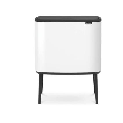 Kanta za otpatke na dodir BO, 11 + 23 l, bijela, Brabantia