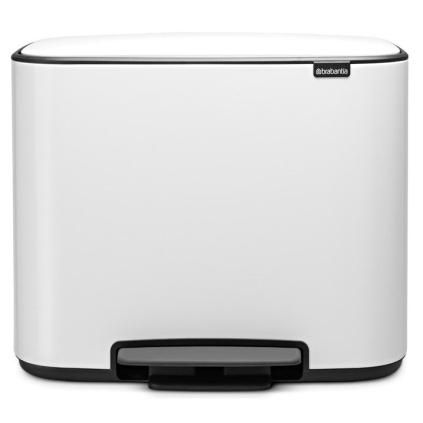 Kanta s pedalom BO, 11 + 23 l, bijela, Brabantia