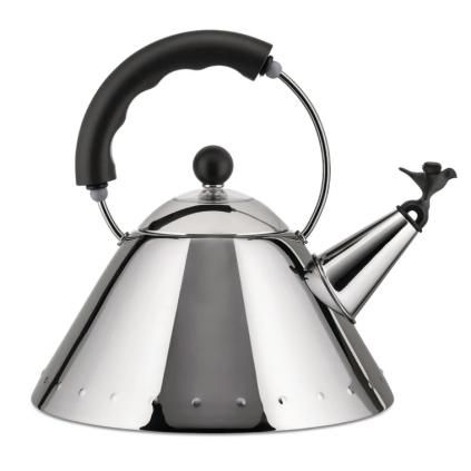 Kuhalo za vodu 9093, 2 l, srebrno/crno, Alessi