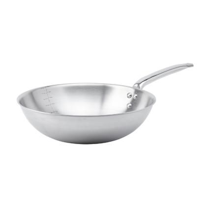 Wok ALCHIMY, 32 cm, 4,7 l, nehrđajući čelik, de Buyer