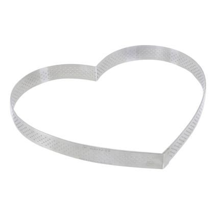 Kalup za pečenje, 22 cm, u obliku srca, nehrđajući čelik, de Buyer