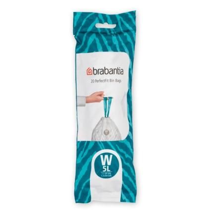 Vreće za smeće W PERFECTFIT, 5 l, 20 kom, Brabantia