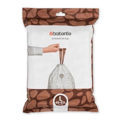 Vreće za smeće L PERFECTFIT, 40-45 l, 40 kom, Brabantia