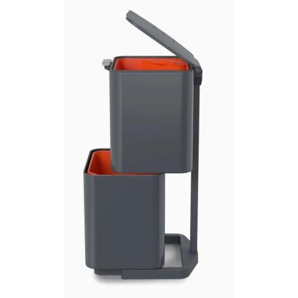 Kanta za otpatke TOTEM MAX 30062, 60 l, za razvrstavanje otpada, grafit, Joseph Joseph