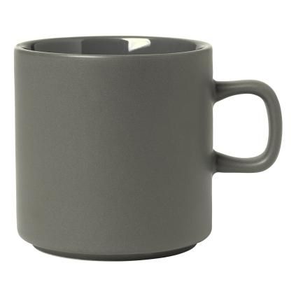 Šalica za čaj PILAR, 250 ml, tamno siva, keramika, Blomus