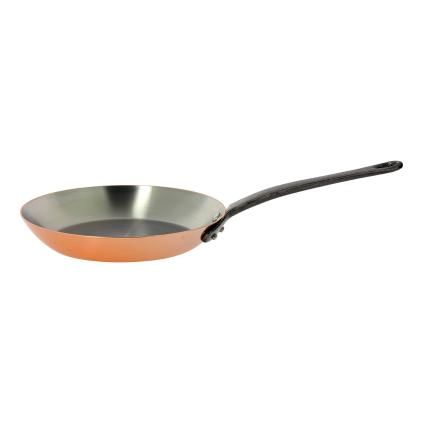Tava za prženje INOCUIVRE, 28 cm, bakar, de Buyer