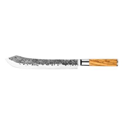 Mesarski nož OLIVE, 25,5 cm, ručka od maslinovog drva, Forged